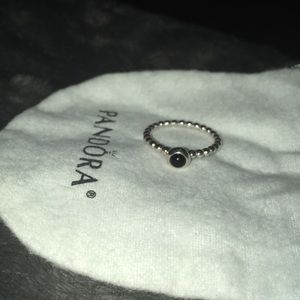 Pandora Black Onyx ring